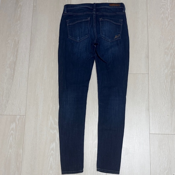 Express Dark Blue MIA Mid Rise Legging Denim Jeans - Picture 9 of 9